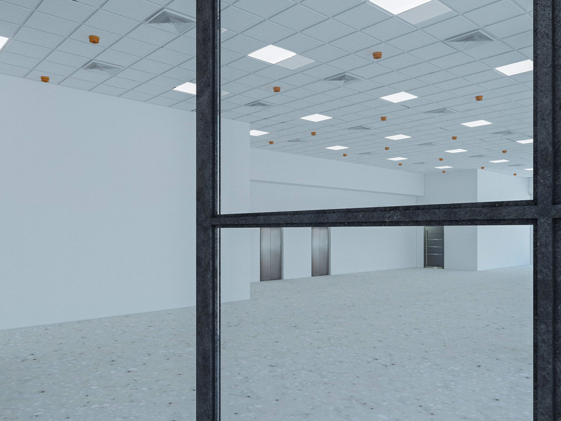 Loft Office interior 6 3D model_8