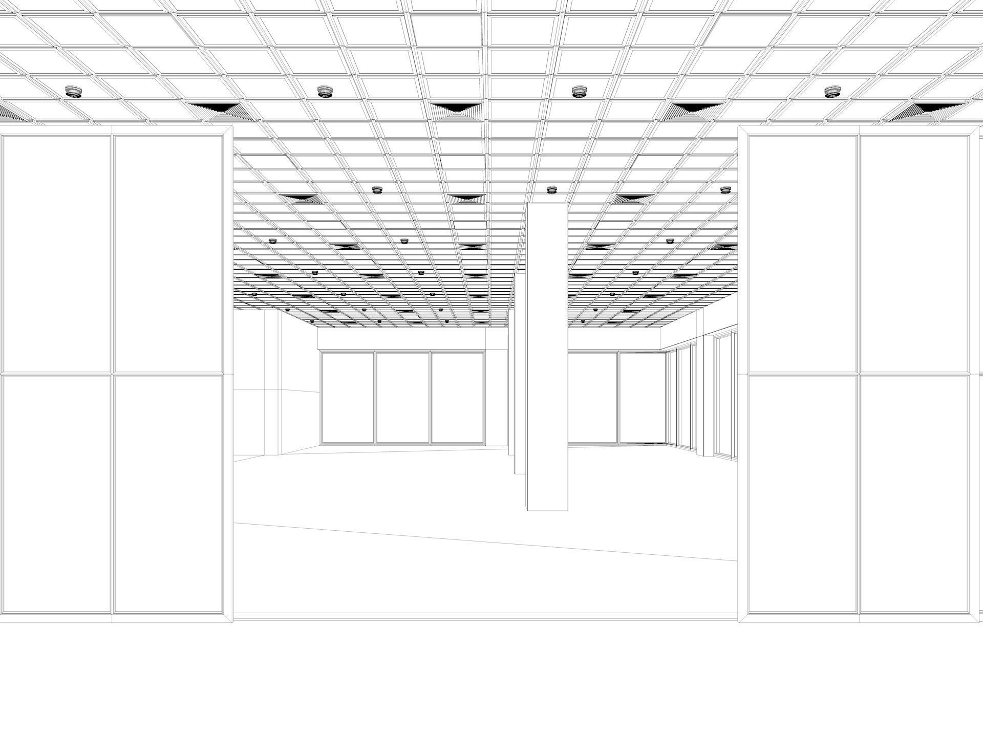 Loft Office interior 6 3D model_14