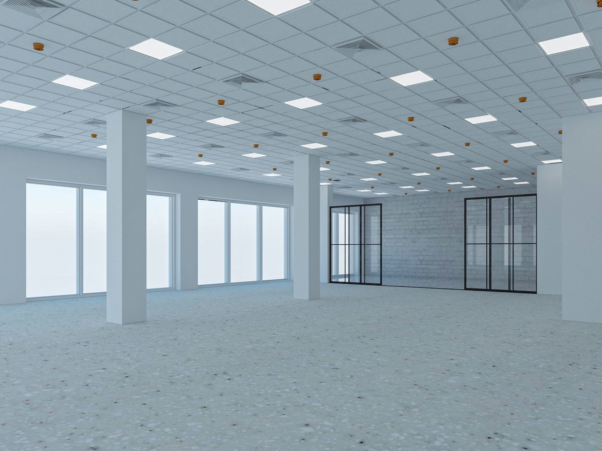 Loft Office interior 6 3D model_9