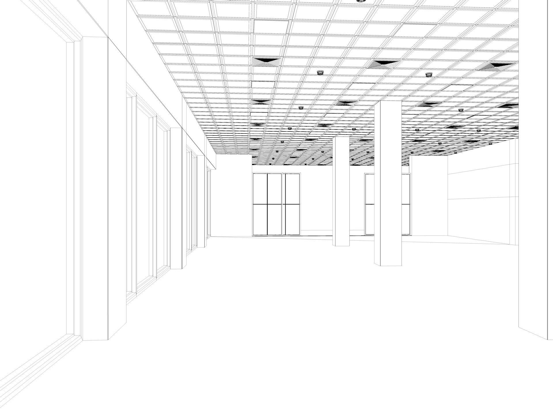 Loft Office interior 6 3D model_20