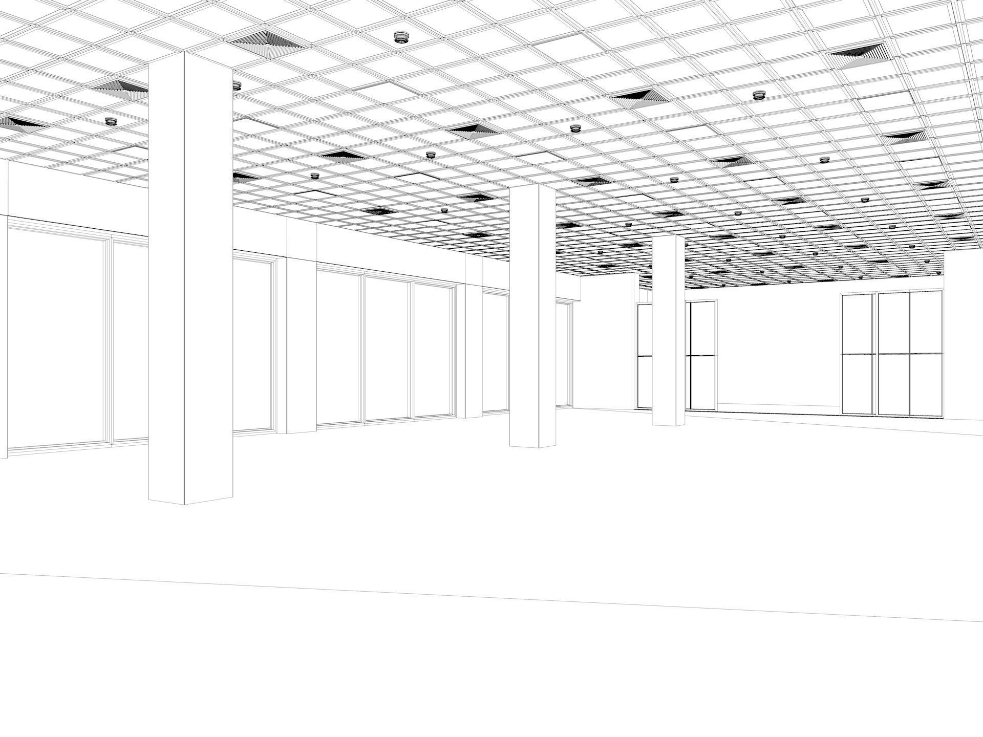 Loft Office interior 6 3D model_12