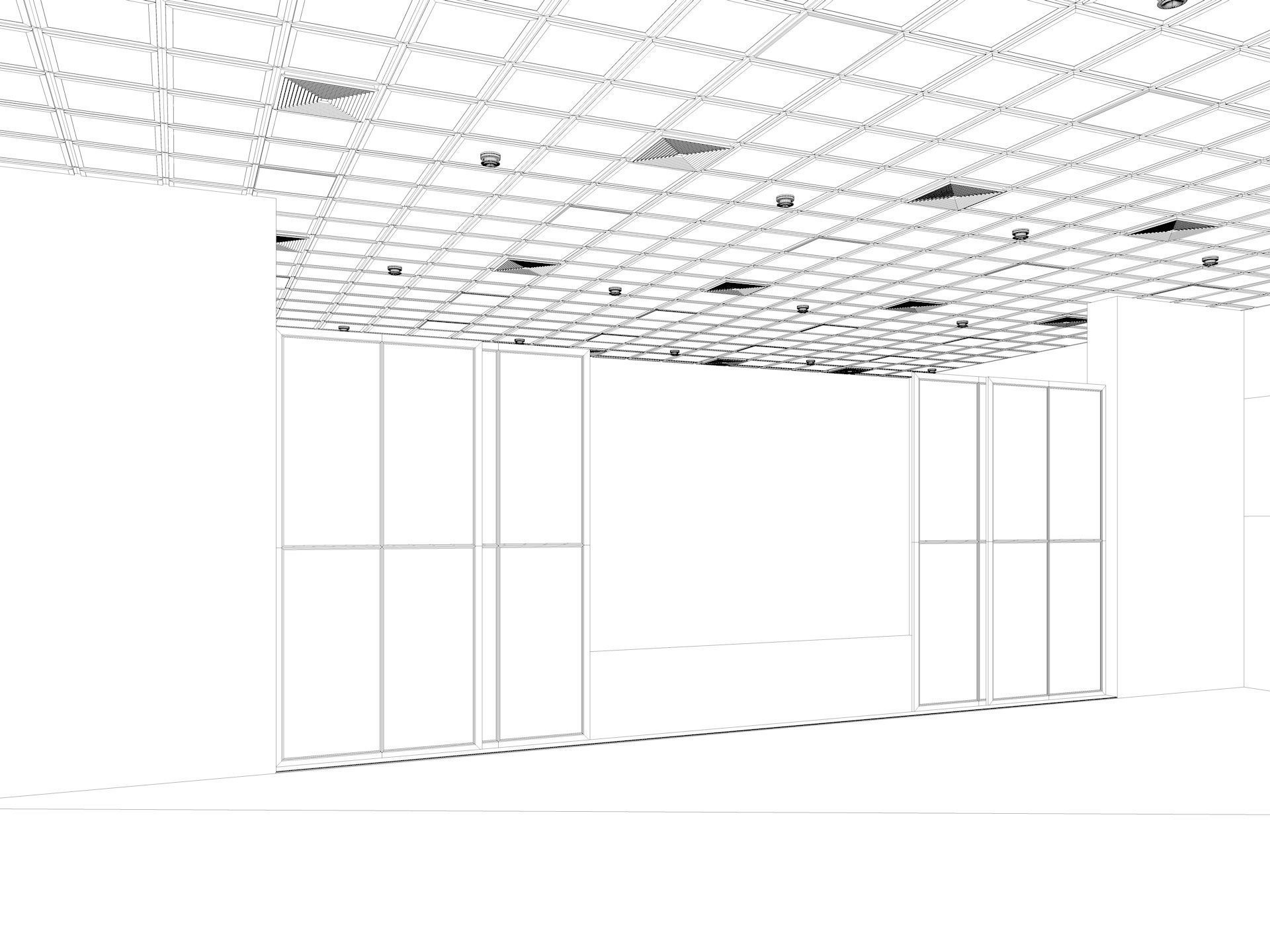 Loft Office interior 6 3D model_22