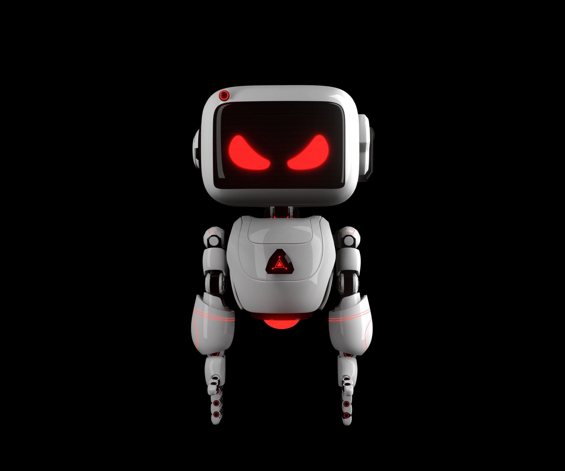 Cute Robot 6 3D model_15
