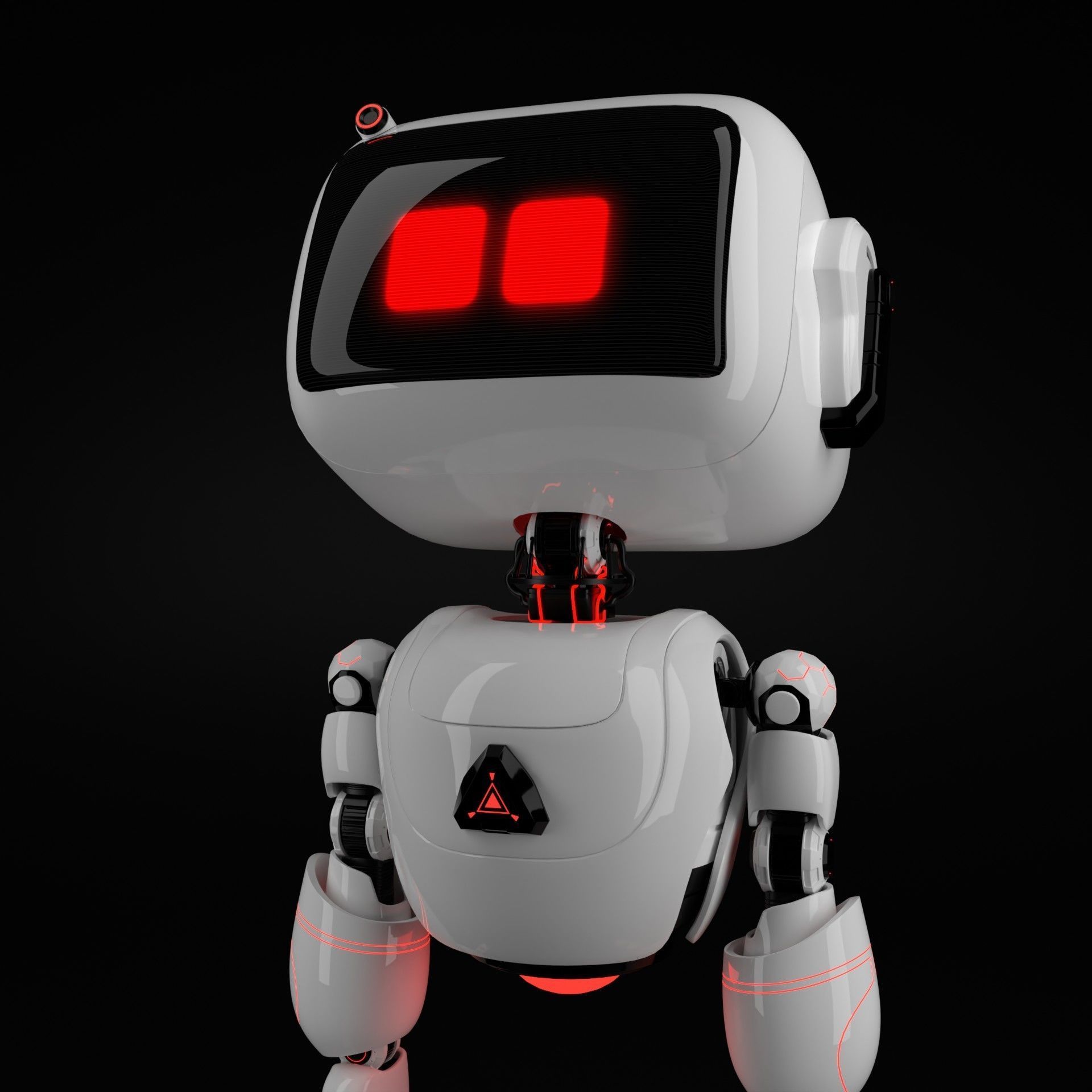 Cute Robot 6 3D model_5