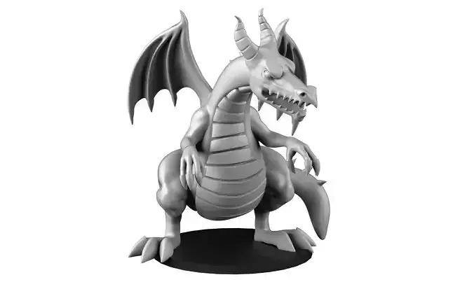 Dragon cartoon 3D print model