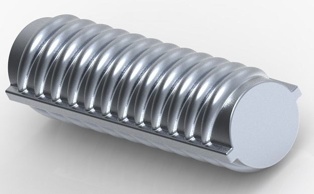 Construction TMT Bar 3D print model_1