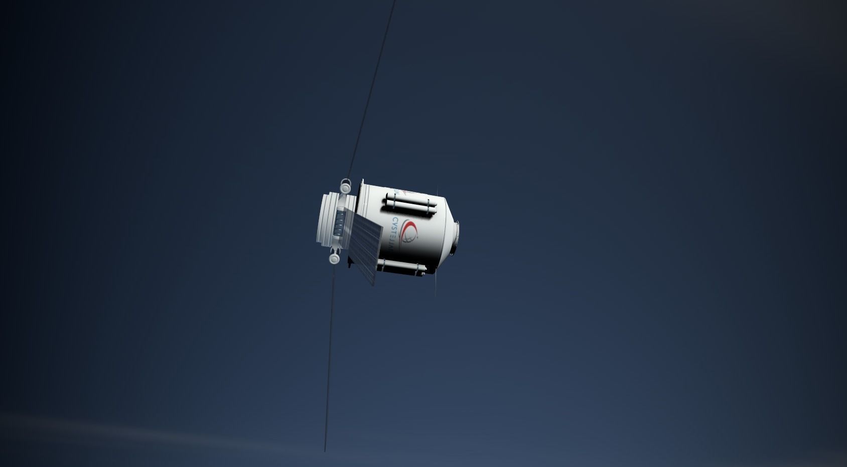 Cystellar Satellite Low-poly 3D model_12