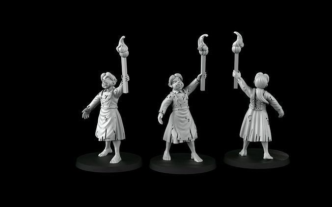 The Little Match Girl 3D print model