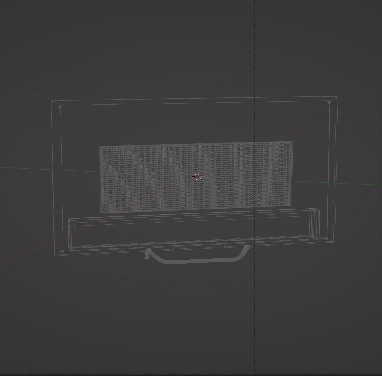 Modern Minimalistic OLED TV Free low-poly 3D model_8