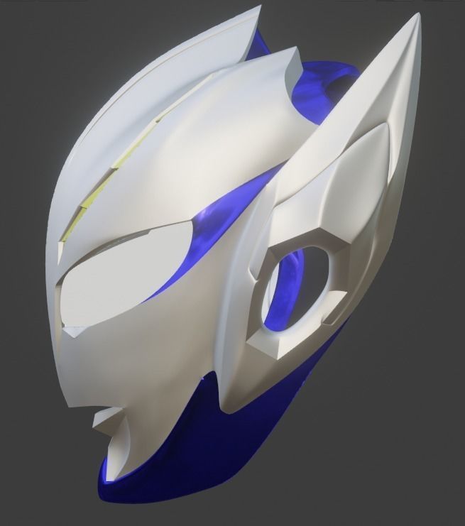 Ultraman Hikari 3D printable cosplay helmet 3D print model_5