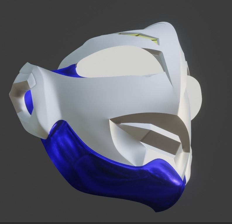 Ultraman Hikari 3D printable cosplay helmet 3D print model_8