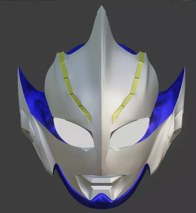 Ultraman Hikari 3D printable cosplay helmet 3D print model_0