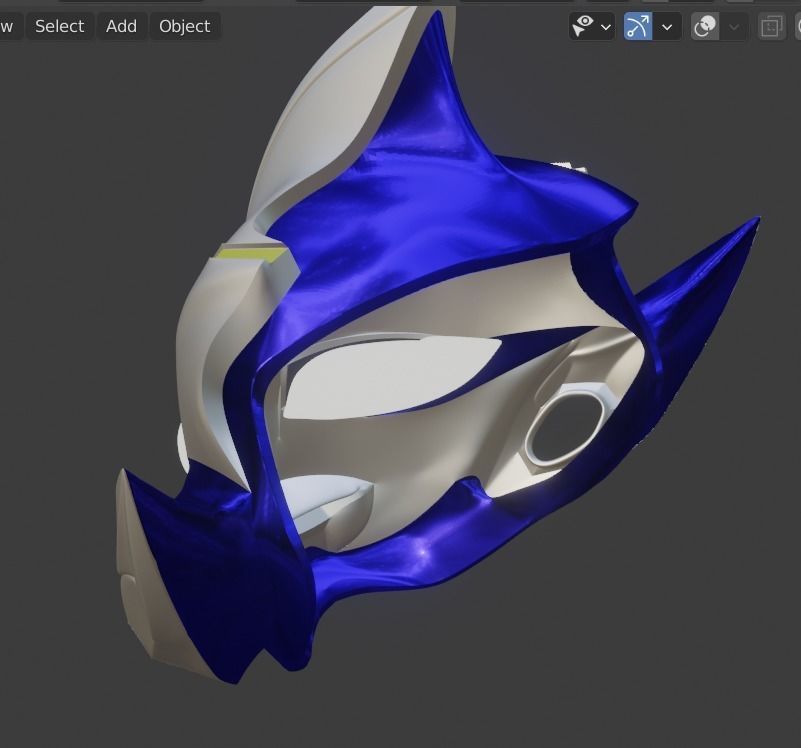 Ultraman Hikari 3D printable cosplay helmet 3D print model_7