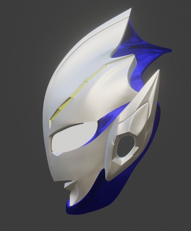 Ultraman Hikari 3D printable cosplay helmet 3D print model_2
