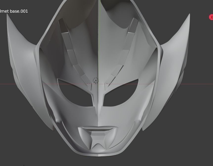 Ultraman Hikari 3D printable cosplay helmet 3D print model_17