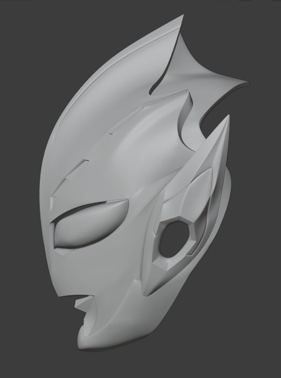 Ultraman Hikari 3D printable cosplay helmet 3D print model_3