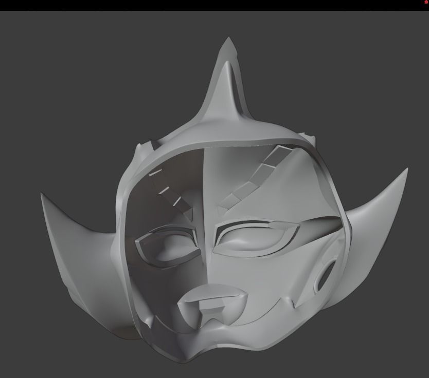 Ultraman Hikari 3D printable cosplay helmet 3D print model_13