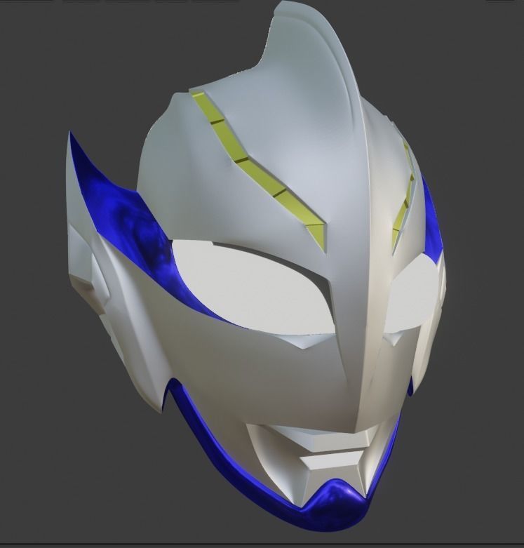 Ultraman Hikari 3D printable cosplay helmet 3D print model_4