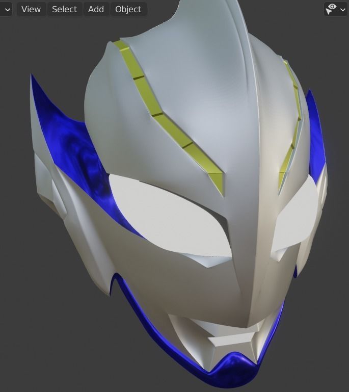 Ultraman Hikari 3D printable cosplay helmet 3D print model_10