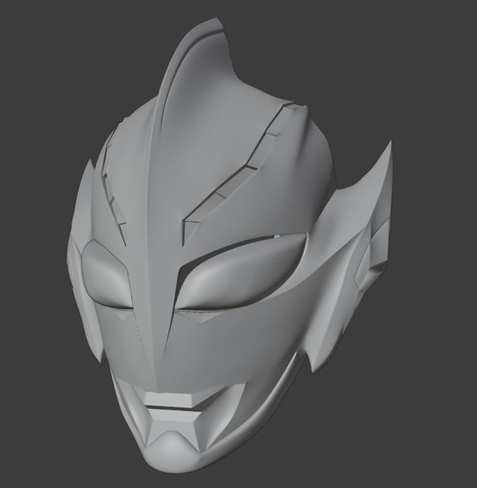 Ultraman Hikari 3D printable cosplay helmet 3D print model_11