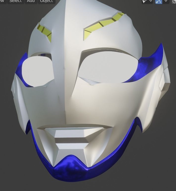 Ultraman Hikari 3D printable cosplay helmet 3D print model_9