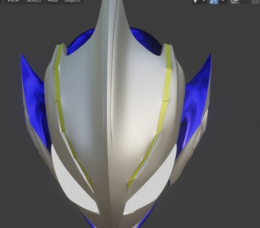 Ultraman Hikari 3D printable cosplay helmet 3D print model_6
