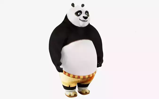 Kungfu Panda Po 3D model