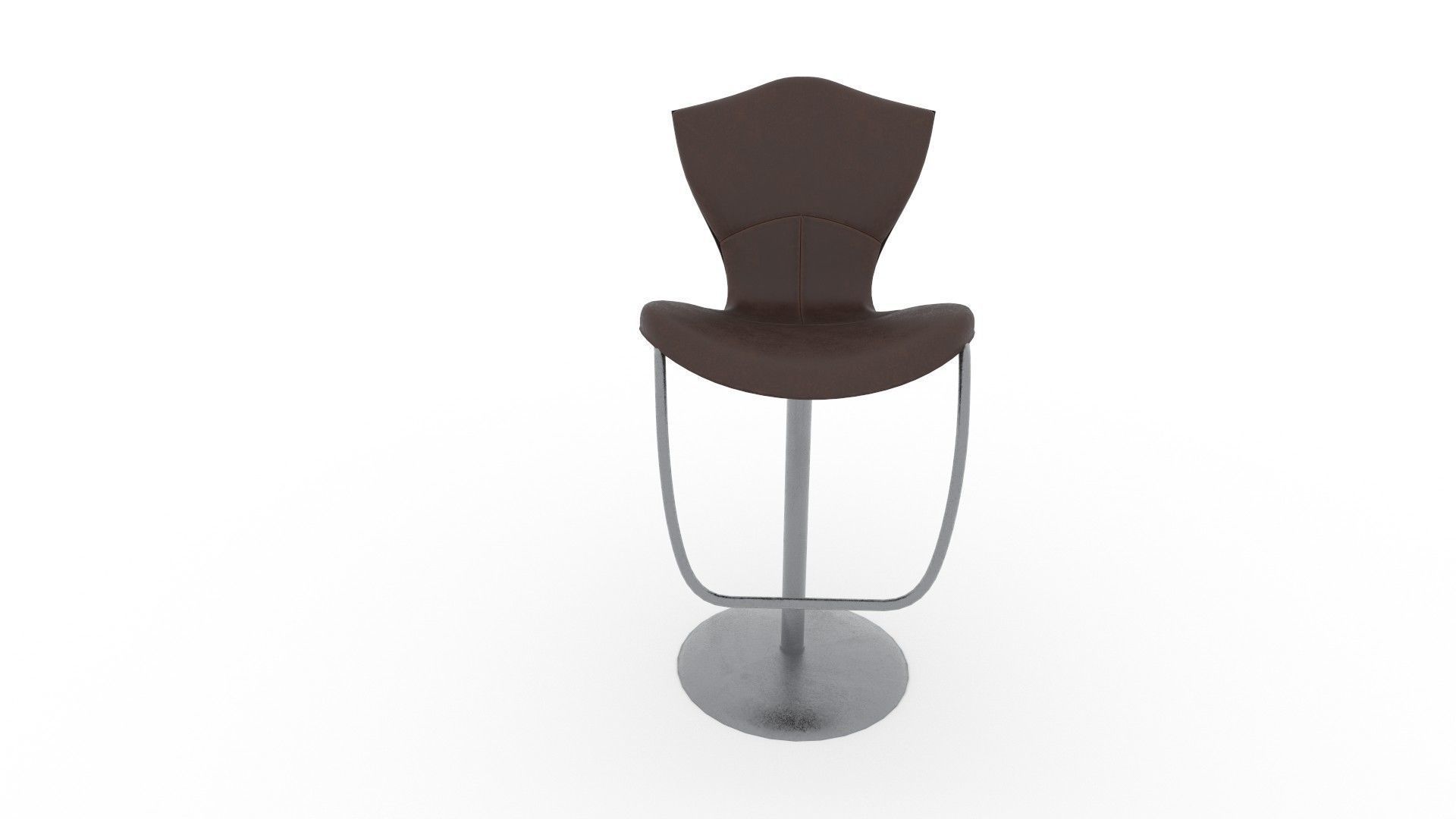 Chair 3D modal Low-poly 3D model_1