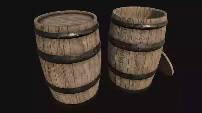 Closed and Opened barrels