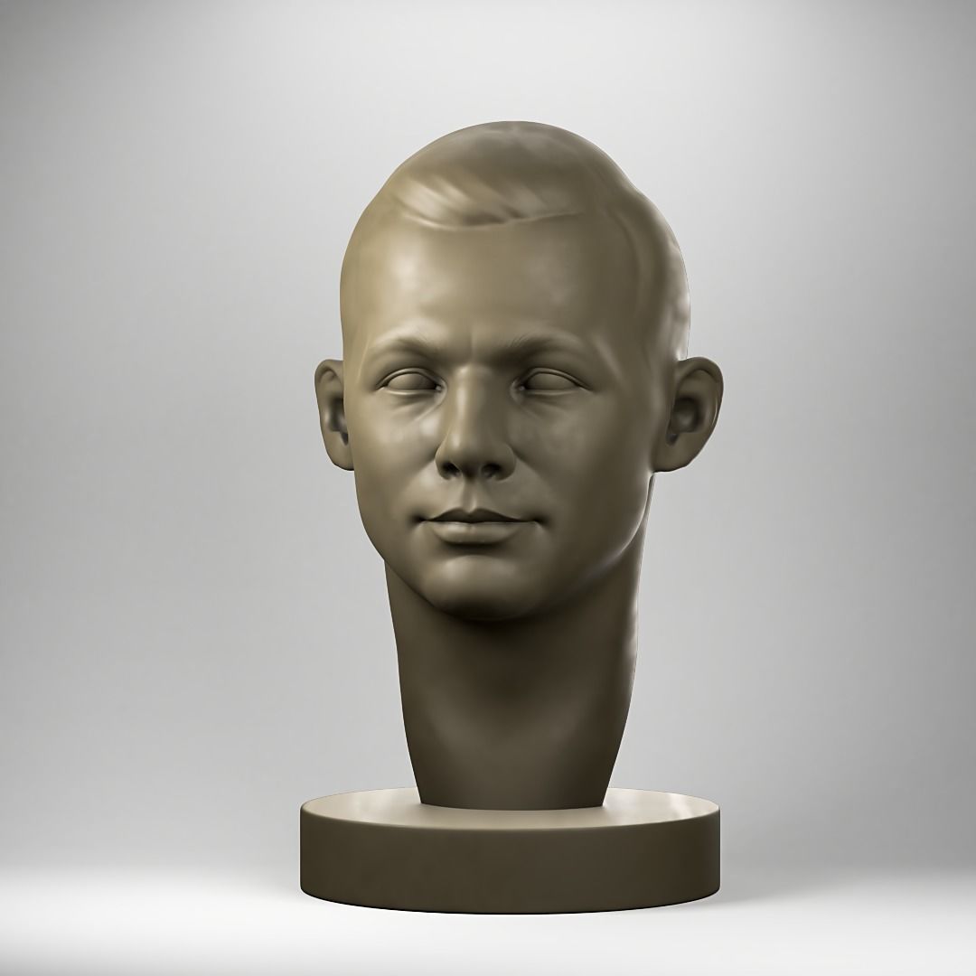 Soviet cosmonaut Yuri Gagarin 3D print model_2