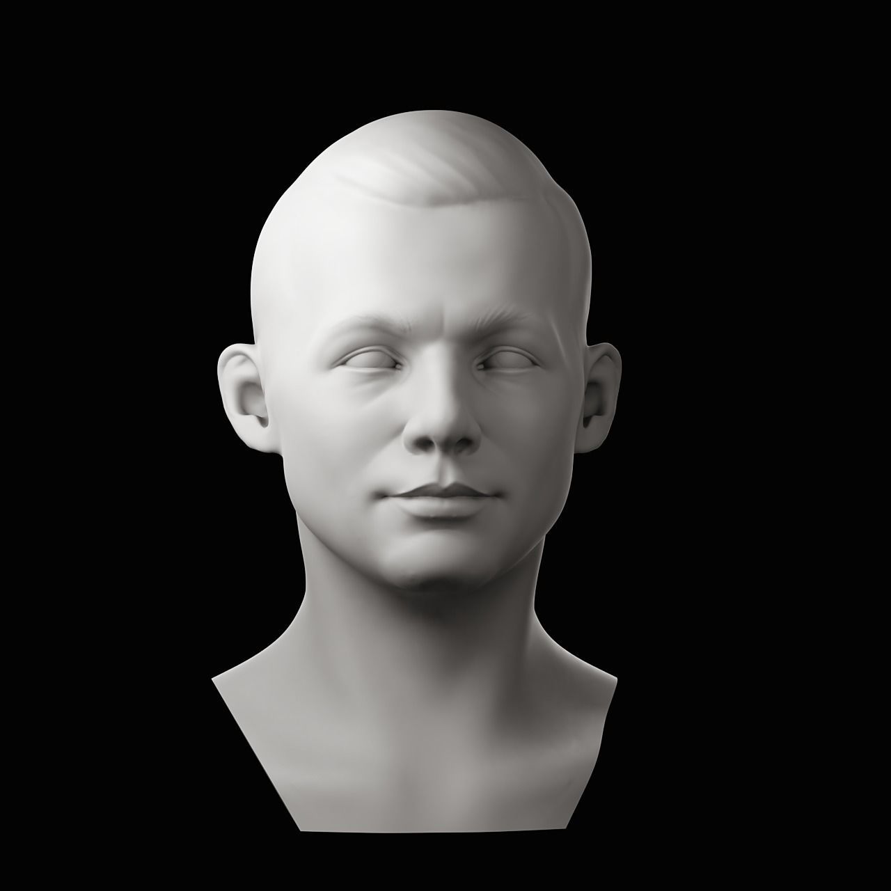 Soviet cosmonaut Yuri Gagarin 3D print model_5