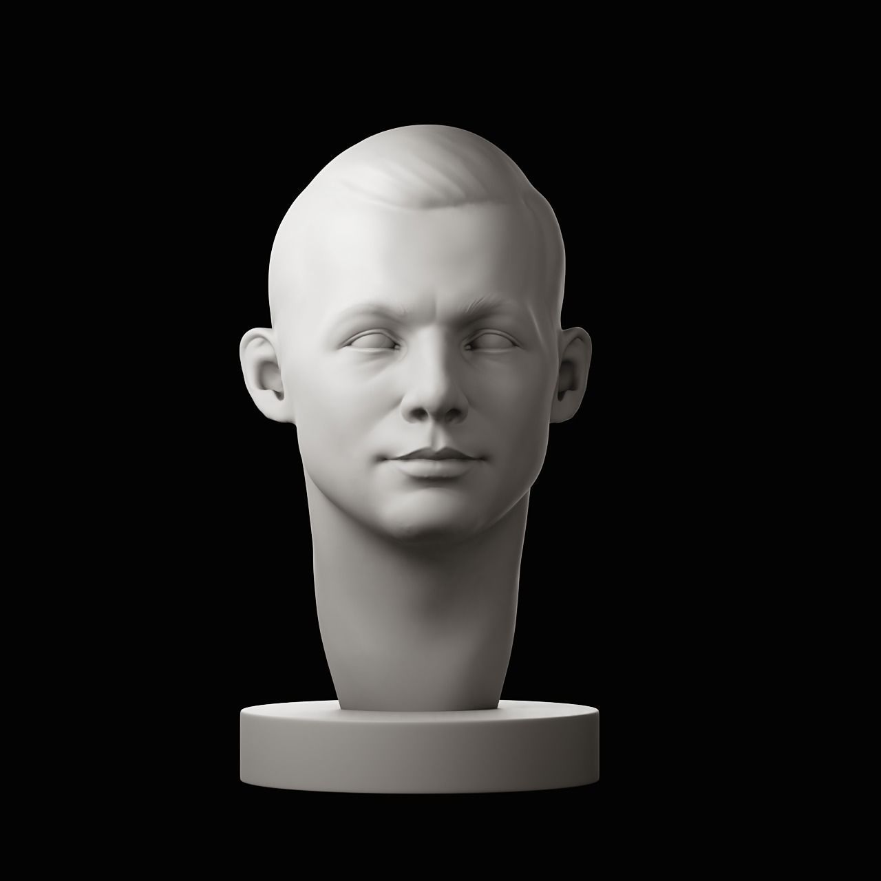 Soviet cosmonaut Yuri Gagarin 3D print model_6