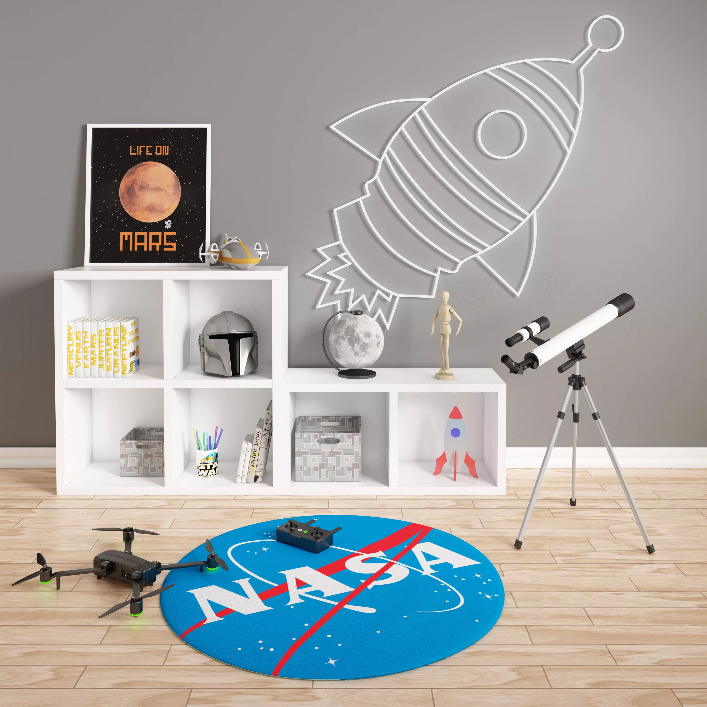 Space room 3D model