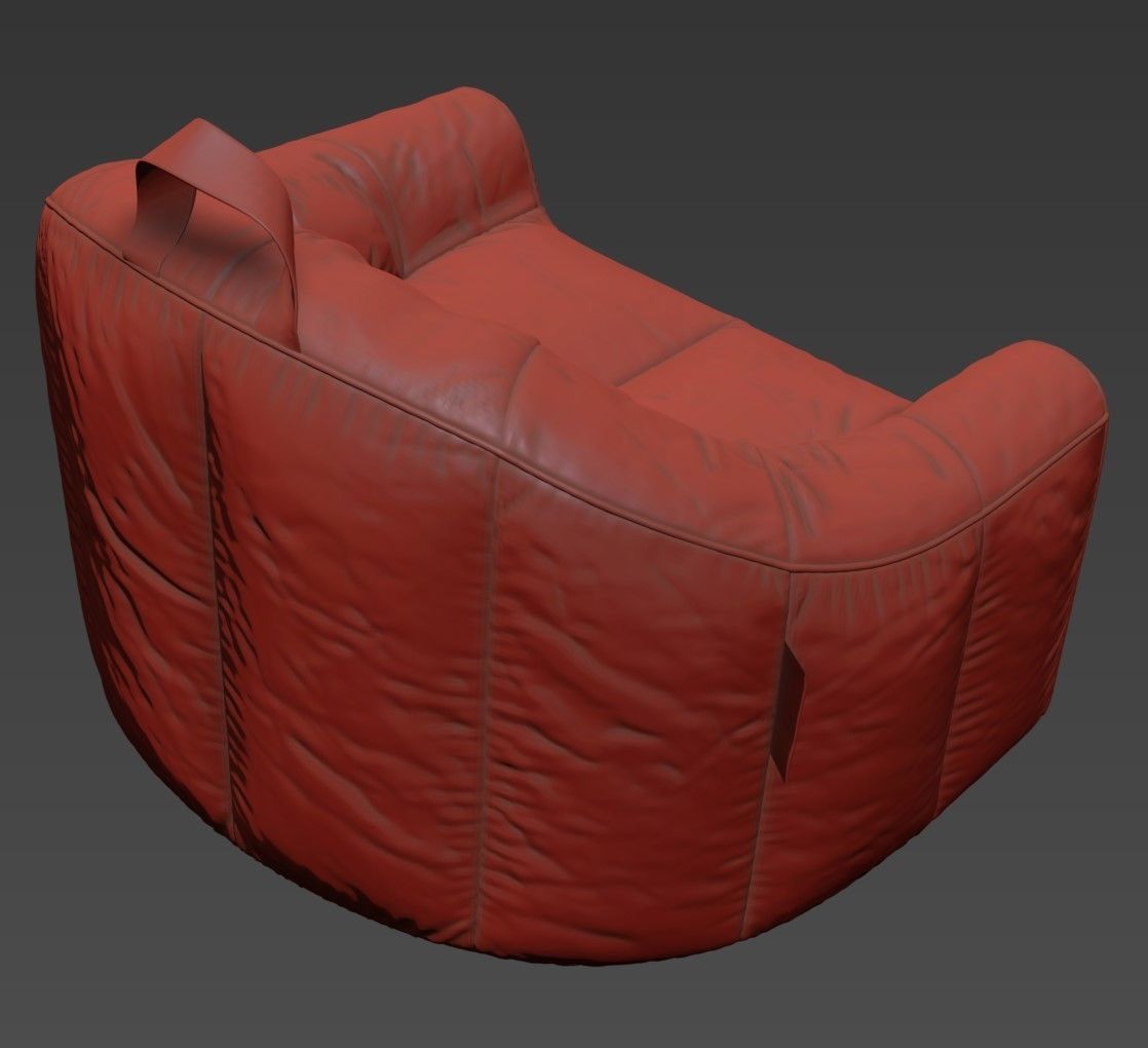 Big Joe Aloha Chair 3D model_7