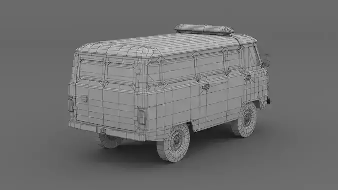 UAZ 2206 Buhanka Police