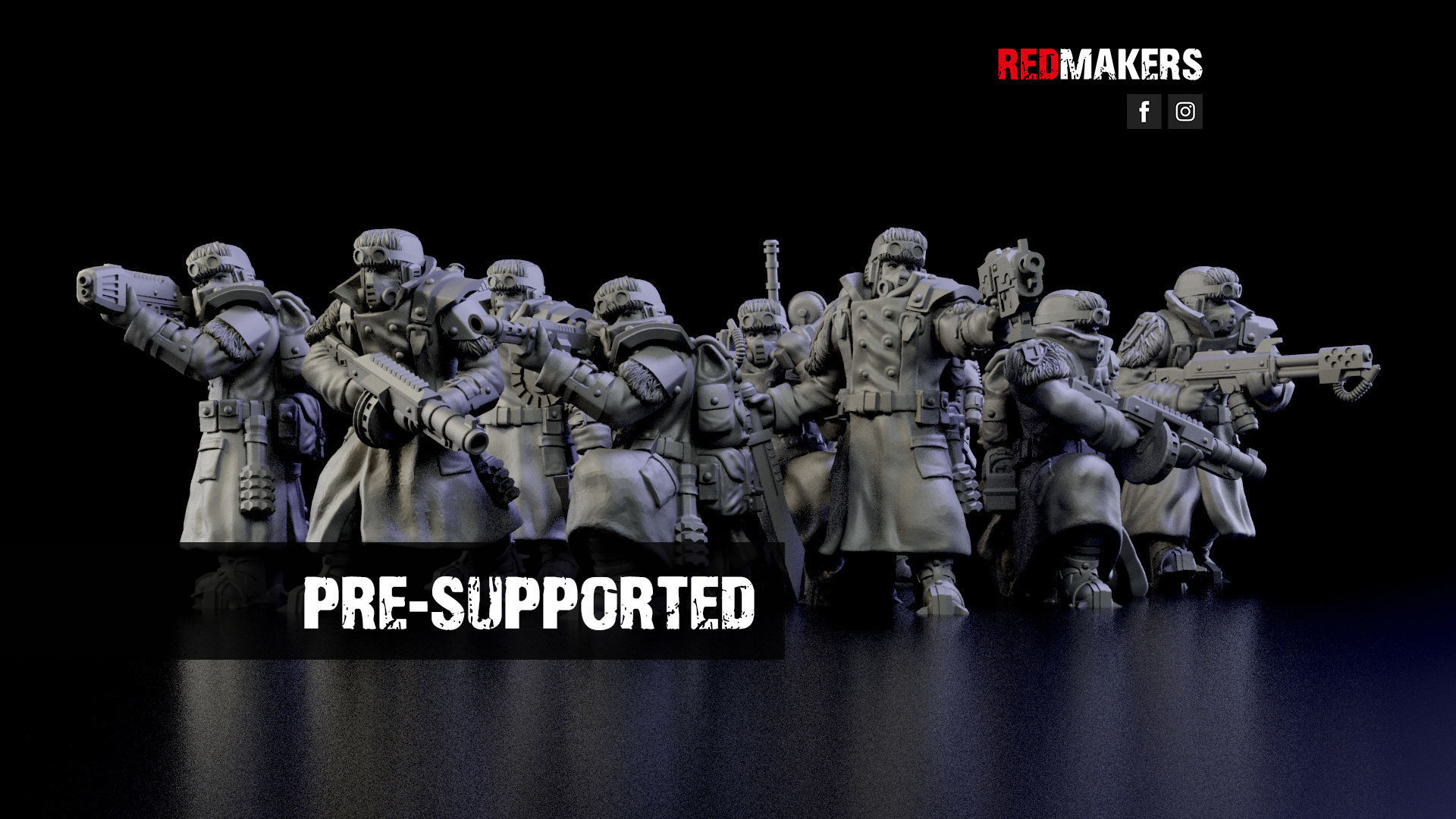 Ice Warriors - Squad of the Imperial Force 3D print model_0