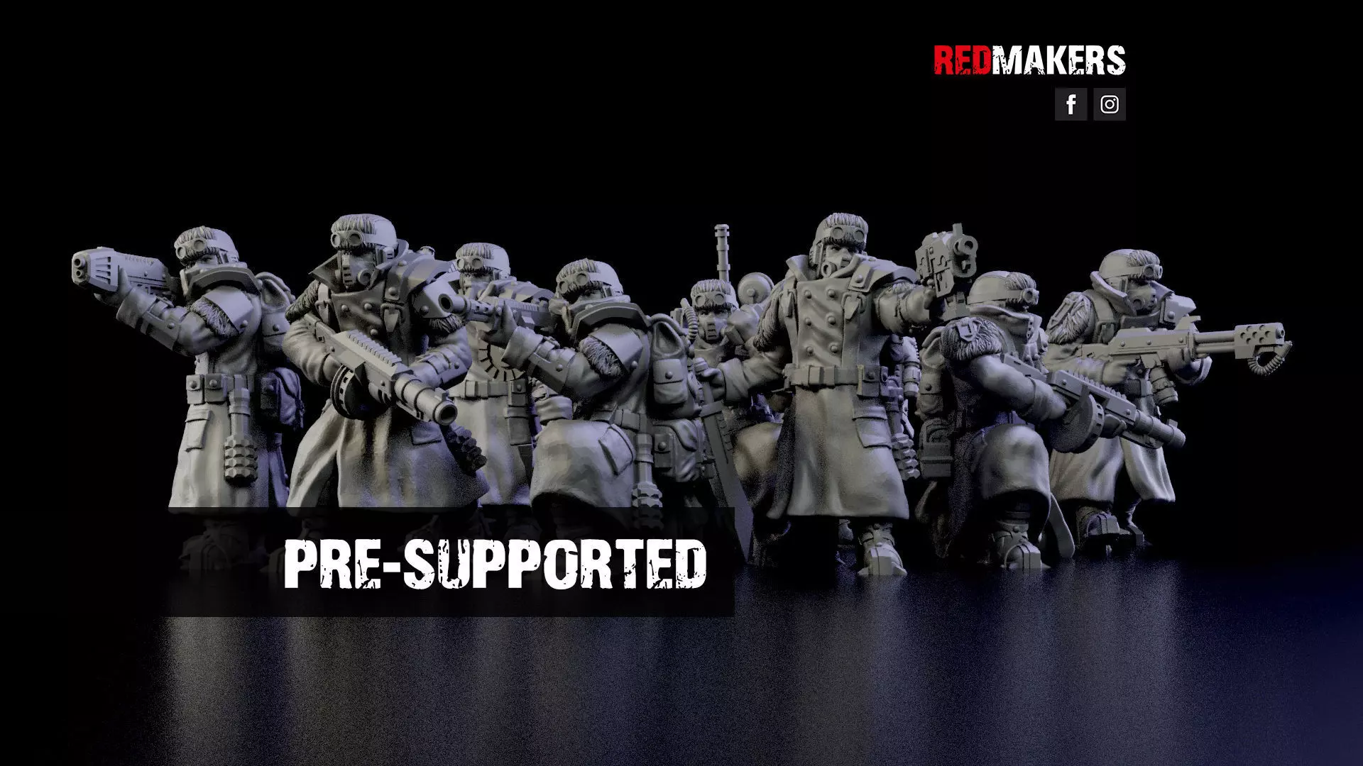 Ice Warriors - Squad of the Imperial Force 3D print model_0