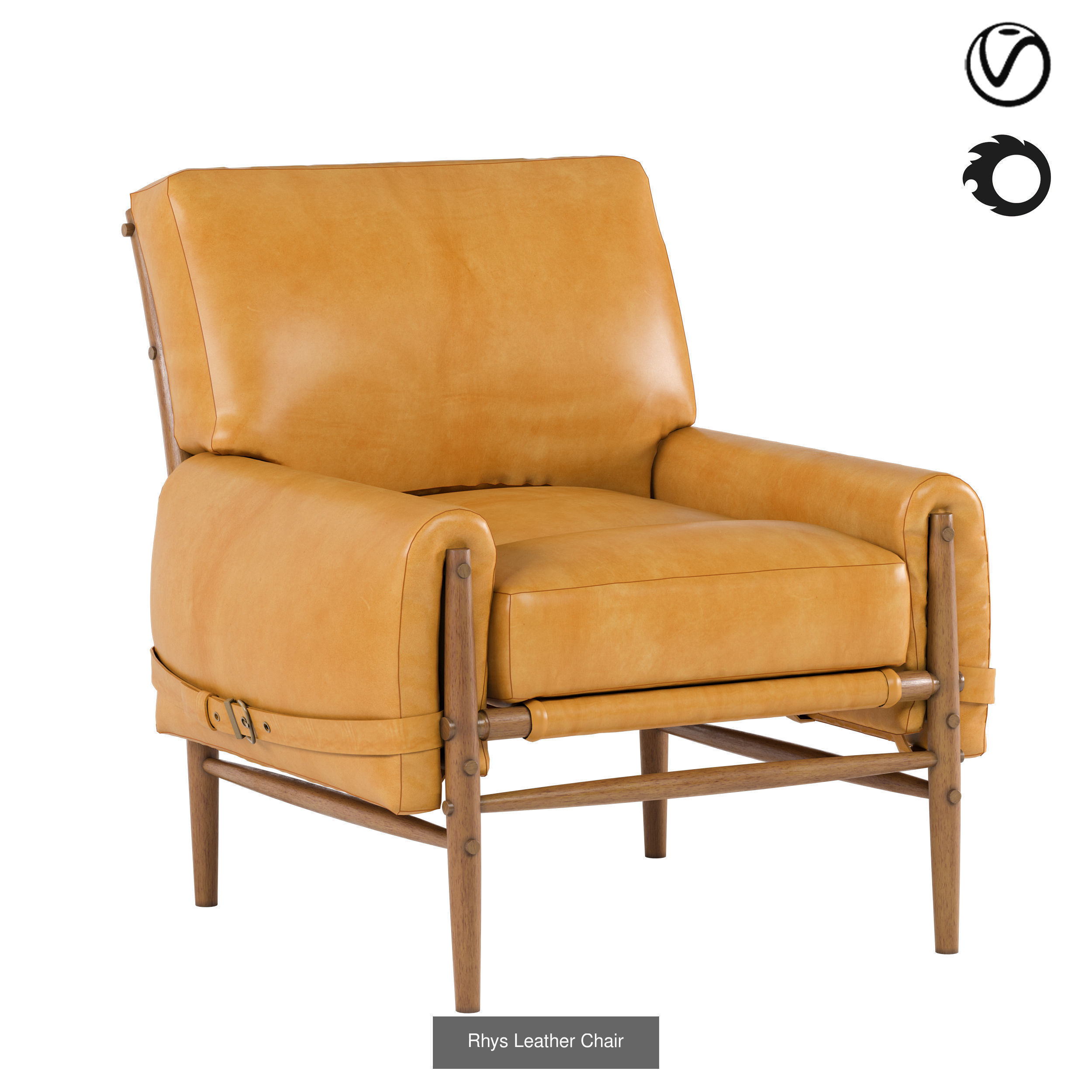 3 armchair and 2 sofa and 1 bed 3D Model Collection_6