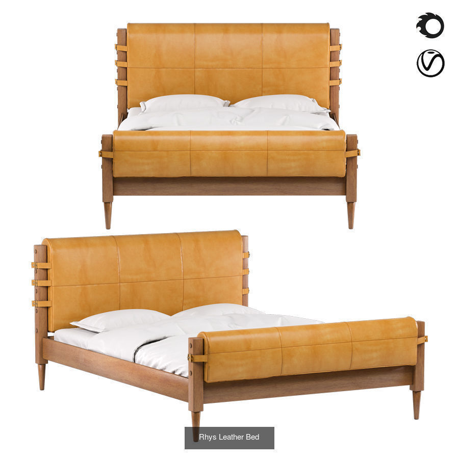 3 armchair and 2 sofa and 1 bed 3D Model Collection_5