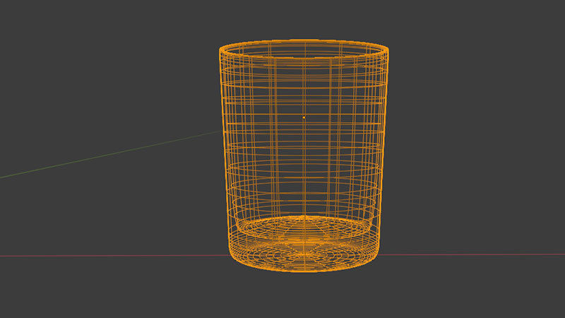Bar Drinking glasses Set Low-poly 3D model_17