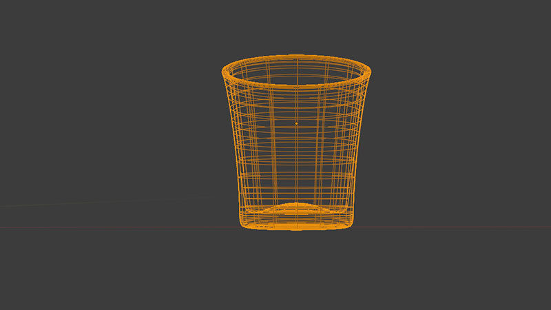 Bar Drinking glasses Set Low-poly 3D model_19
