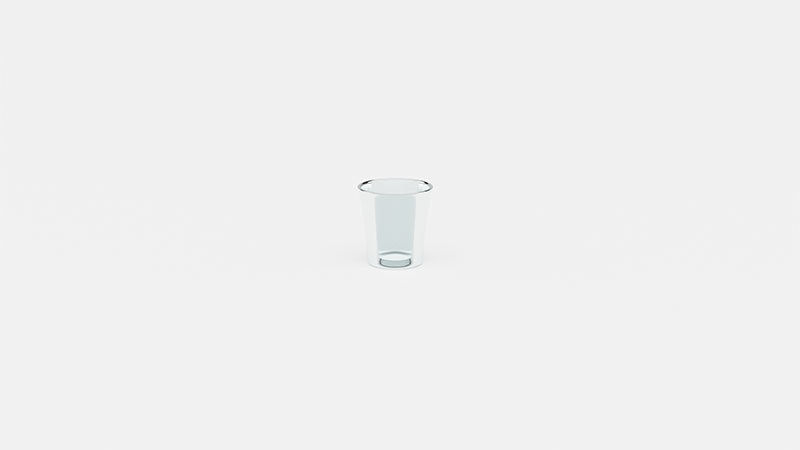 Bar Drinking glasses Set Low-poly 3D model_11