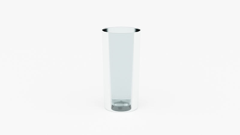 Bar Drinking glasses Set Low-poly 3D model_7