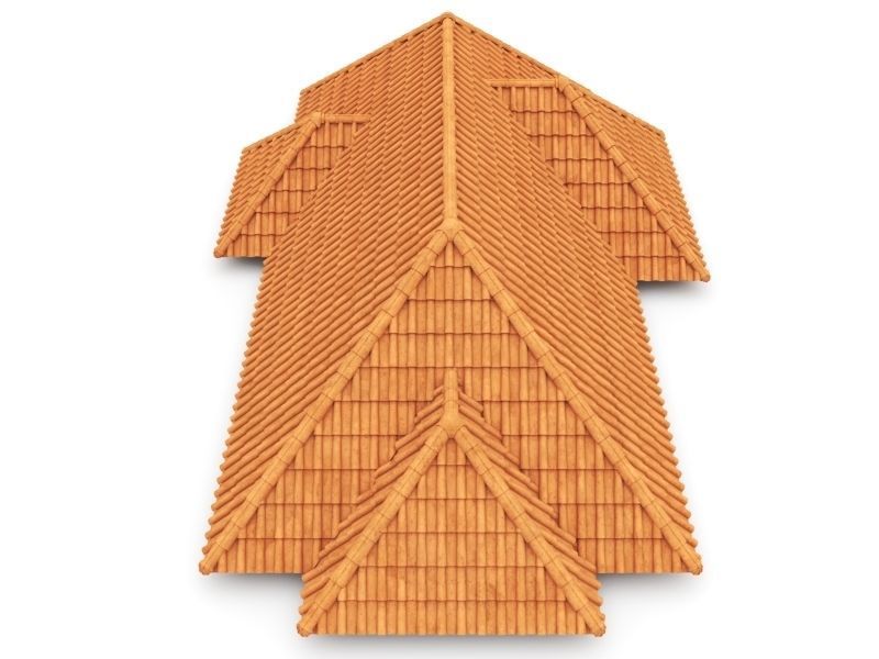 Realistic Roof Tile Collections 3D model_7