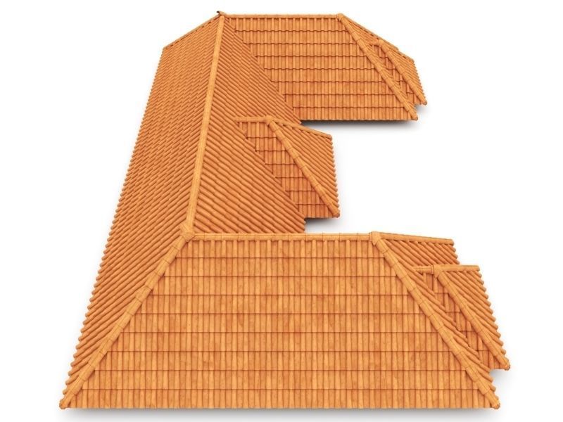 Realistic Roof Tile Collections 3D model_5