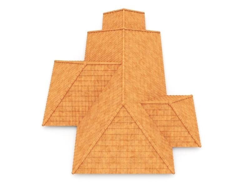 Realistic Roof Tile Collections 3D model_2