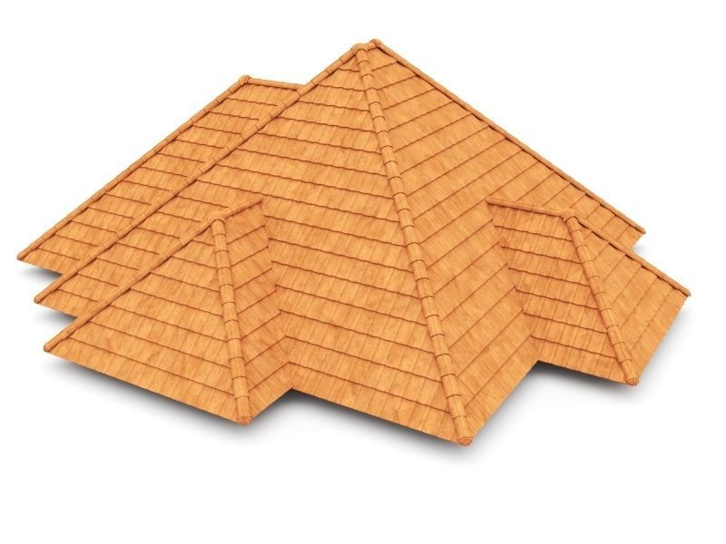 Realistic Roof Tile Collections 3D model_1