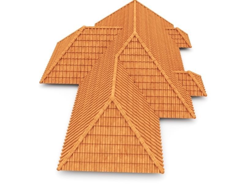 Realistic Roof Tile Collections 3D model_12