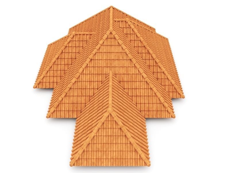 Realistic Roof Tile Collections 3D model_15