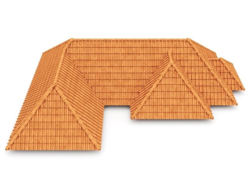 Realistic Roof Tile Collections 3D model_6